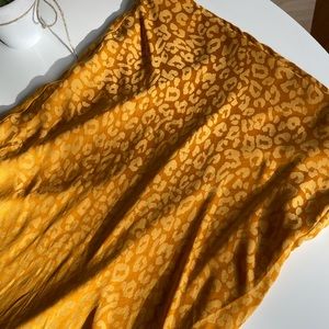 Cheetah Banana Republic MIDI Skirt